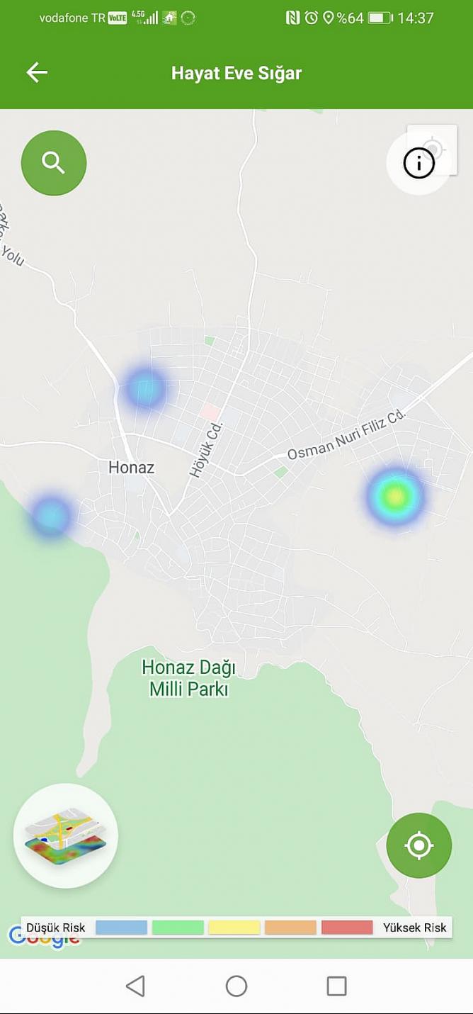 Denizli korona haritasında değişiklik var
