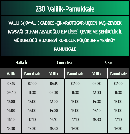 İşte! Otobüslerin yeni hareket saatleri