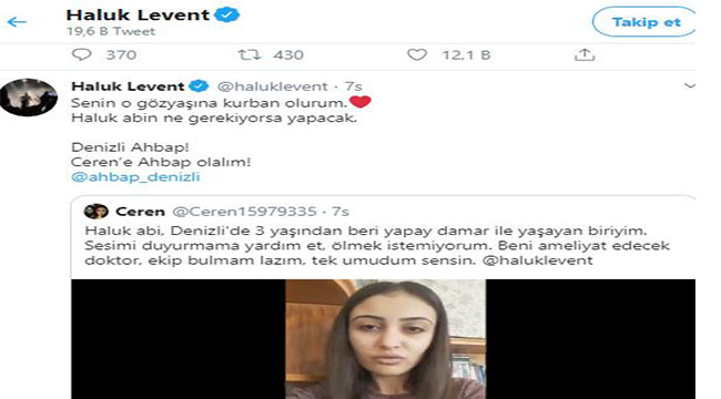 Ceren için biraraya geldiler