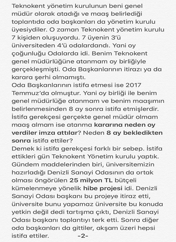 Rektör Bağ, yaşananların içyüzünü anlattı