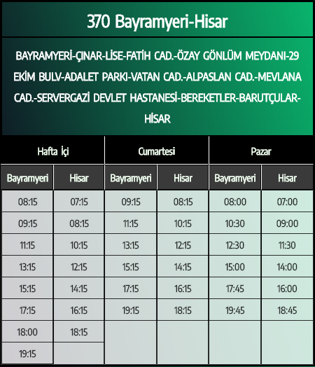 İşte! Otobüslerin yeni hareket saatleri