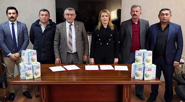 MERKEZEFENDİLİ ÇOCUKLARIN SÜTÜ DENİZLİLİ ÜRETİCİLERDEN