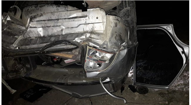 Denizli'de otomobil şarampole devrildi: 1 ölü, 2 yaralı