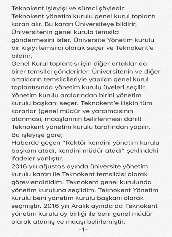Rektör Bağ, yaşananların içyüzünü anlattı