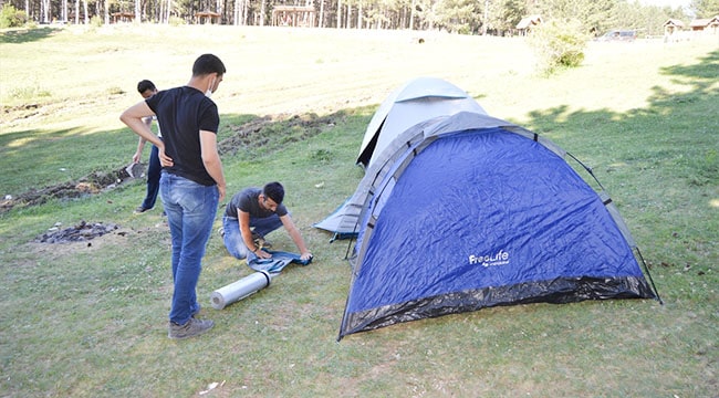 Doğa, kamp ve karavan turizminin gözde mekanı oldu