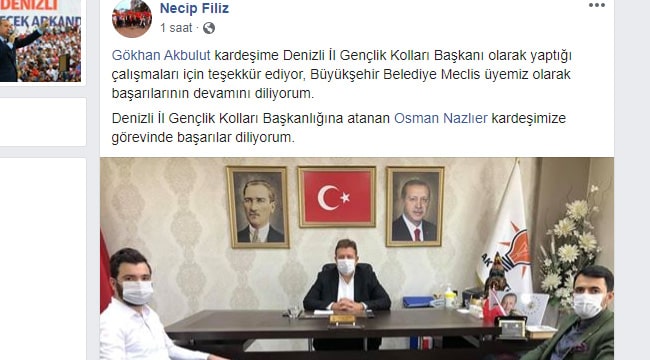 denizli ak parti il genclik kollari na