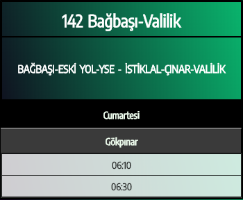 İşte! Otobüslerin yeni hareket saatleri