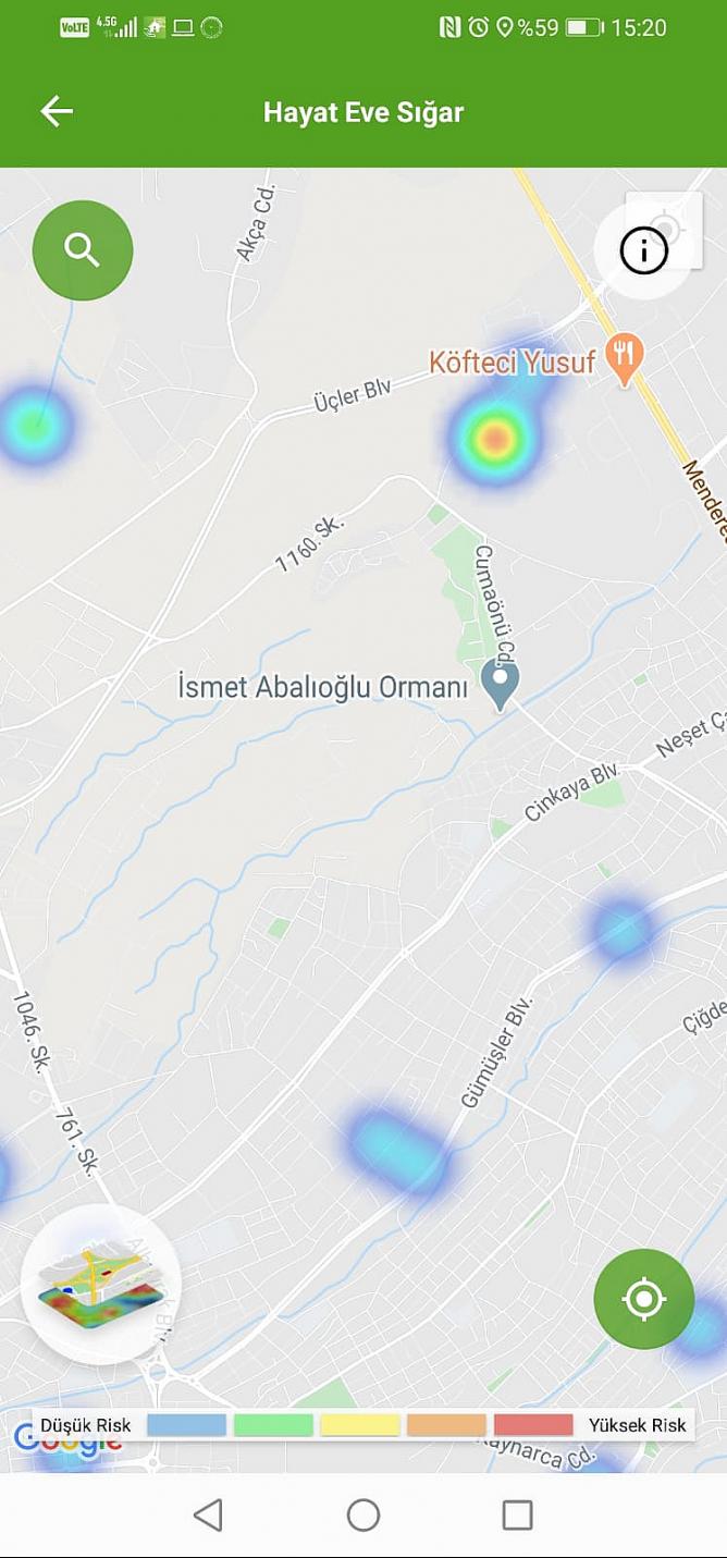 Denizli korona haritasında değişiklik var