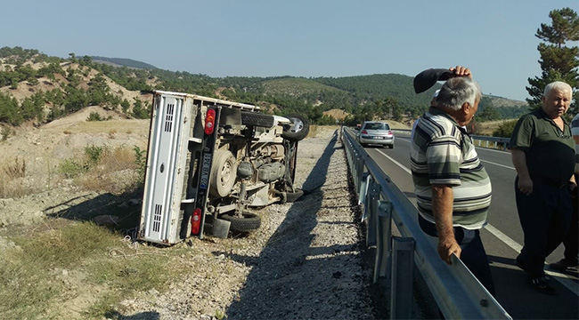 ÇAMELİ YENİ YOLDA TRAFİK KAZASI