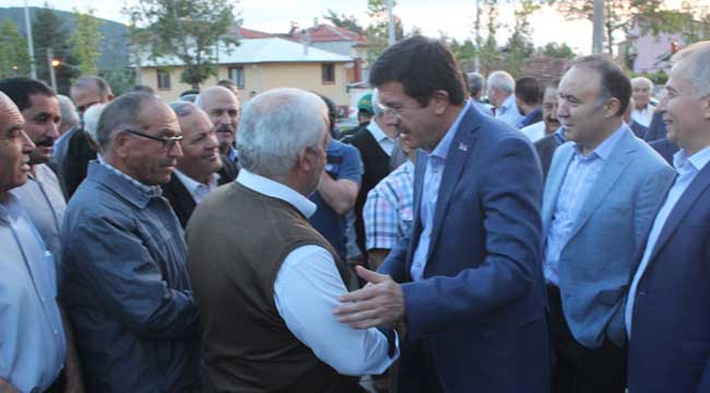 ZEYBEKCİ, KÖYÜNDE İFTAR VERDİ