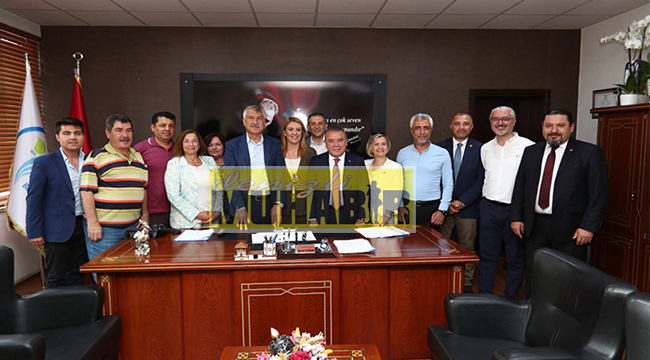 Destek için,  Adana ve Antalya'dan geldiler