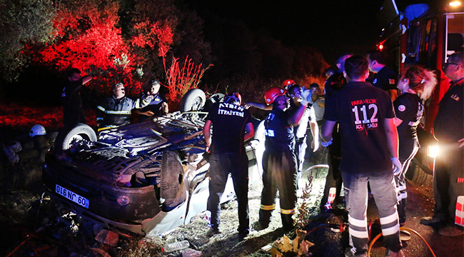 Aydın-Denizli yolunda kaza: 2 ölü, 2 yaralı