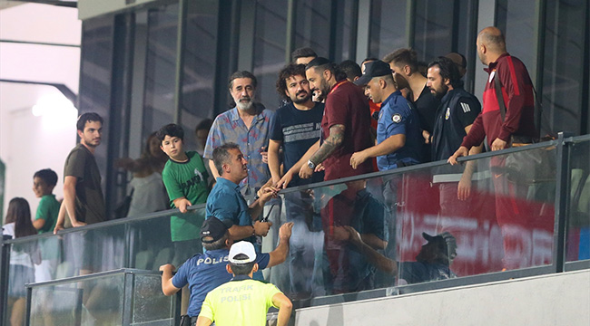 Maçtan sonra gerginlik yaşandı