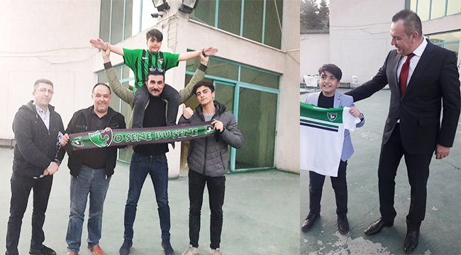KÜÇÜK TARAFTAR AĞLADI, BAŞKAN ÇETİN GÜLDÜRDÜ