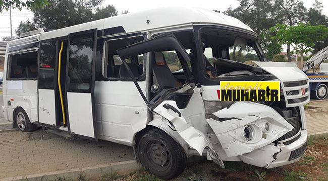 Denizli'de trafik kazası: 14 yaralı