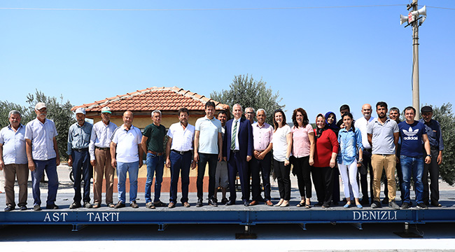 Üzümcülerden Zolan'a Kantar teşekkürü