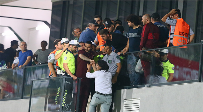 Maçtan sonra gerginlik yaşandı