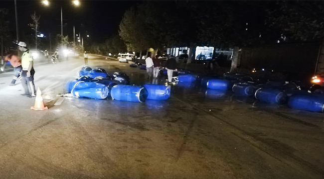Denizli'de zincirleme trafik kazası