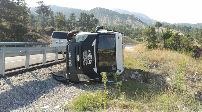 ÇAMELİ YENİ YOLDA TRAFİK KAZASI