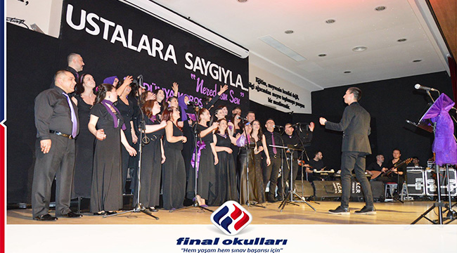 FİNAL OKULLARI'NDAN USTALARA SAYGI GECESİ
