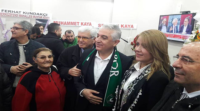 ŞENİZ SÜZEK DOĞAN, SEÇİM BÜROSUNU AÇTI