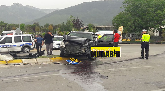 Denizli'de trafik kazası: 14 yaralı