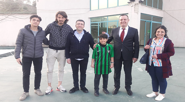 KÜÇÜK TARAFTAR AĞLADI, BAŞKAN ÇETİN GÜLDÜRDÜ