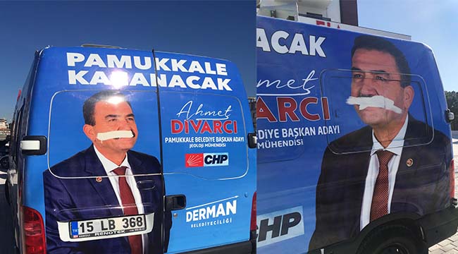Millet İttifakı Adayı’nın seçim aracına çirkin saldırı