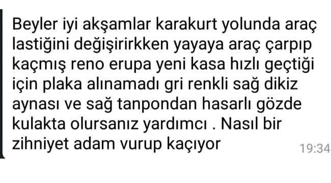 YAYAYA ÇARPIP KAÇAN RENO EUROPA ARANIYOR