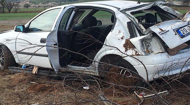 ACIPAYAM'DA TRAFİK KAZASI