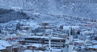 DENİZLİ'DEN KAR MANZARALARI