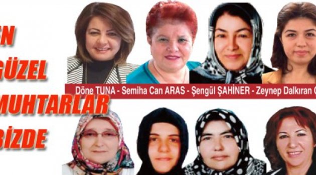 11 kadın muhtarla 3. Sıradayız