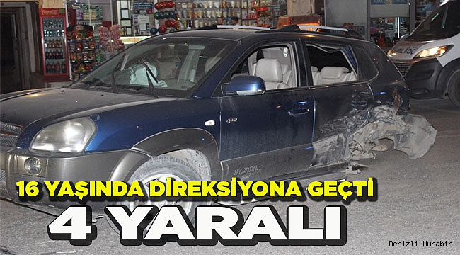 4 KİŞİ HASTANELİK OLDU
