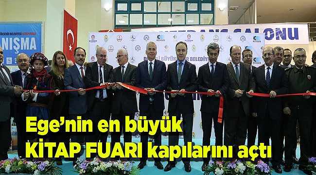 Ege’nin en büyük kitap fuarı kapılarını açtı