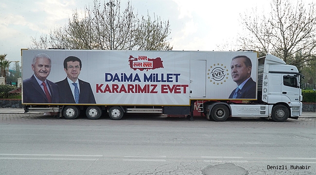 MOBİL REFERANDUM ARACI DENİZLİ’NİN HİZMETİNDE