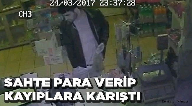 Sahte para verip kayıplara karıştı