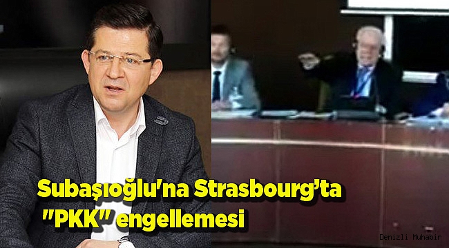 Subaşıoğlu'na Strasbourg’ta "PKK" engellemesi