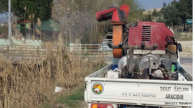 997 HEKTAR ALANDA LARVA MÜCADELESİ