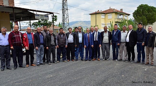 Ahmetli, sıcak asfalt ile buluştu