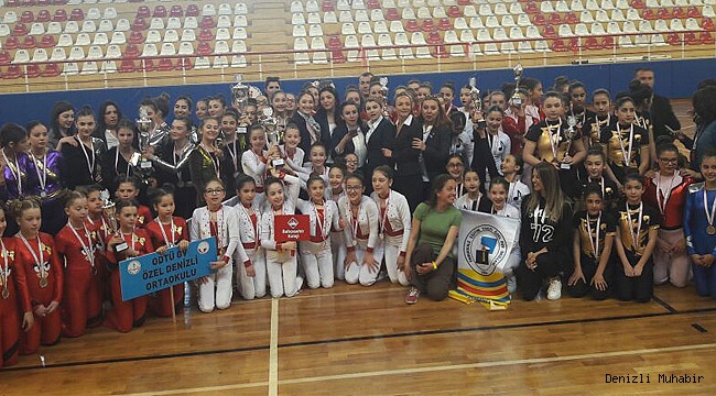 CİMNASTİKTE ŞAMPİYONLAR BELLİ OLDU
