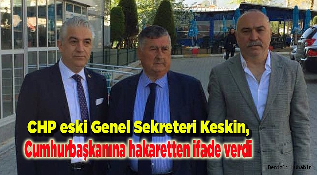 Cumhurbaşkanına hakaretten ifade verdi