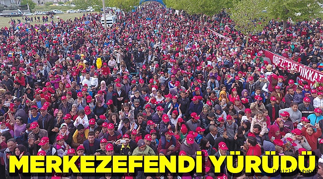 Denizli'de binler obeziteyle mücadele için yürüdü