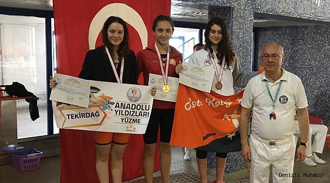 DENİZLİLİ YÜZÜCÜLERDEN GURUR TABLOSU