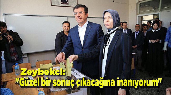 "Güzel bir sonuç çıkacağına inanıyorum"