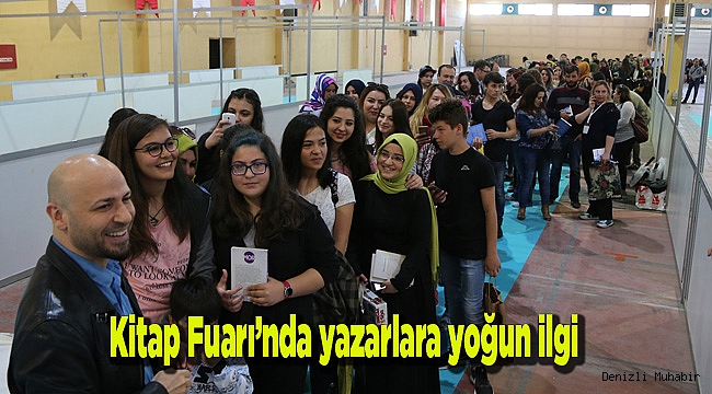 Kitap Fuarı’nda yazarlara yoğun ilgi
