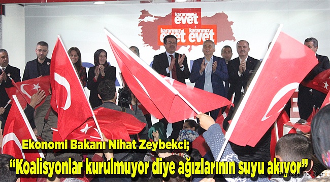 “Koalisyonlar kurulmuyor diye ağızlarının suyu akıyor”