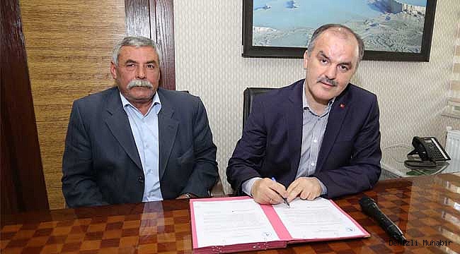 PAMUKKALE BELEDİYESİ’NDEN SULAMA BİRLİĞİNE DESTEK