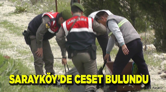 Sarayköy'de ceset bulundu