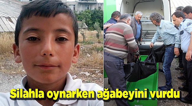 Silahla oynarken ağabeyini vurdu