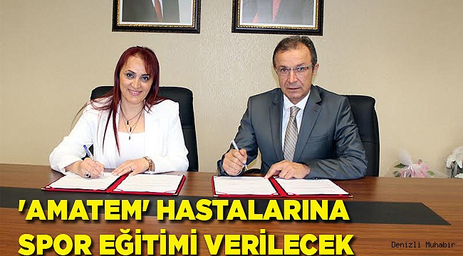 'AMATEM' HASTALARINA SPOR EĞİTİMİ VERİLECEK